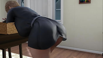 Curvy old lady gets some cream #4