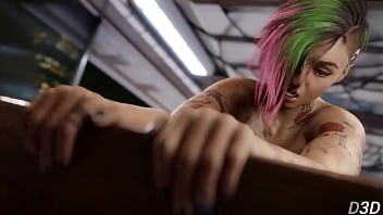 Riding massive cock hard