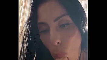 Sapphire gives a blowjob to your cock and has orgasm moaning a lot