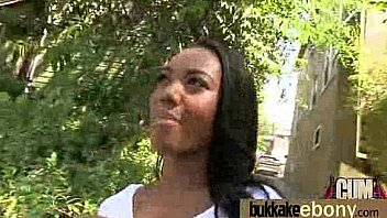 First Time Ebony With A Group Of White Dicks 7 thumbnail