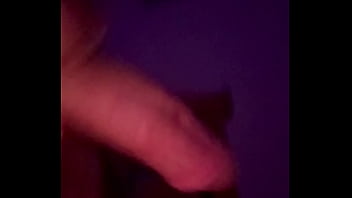 Rubbing my throbbing huge cock and edging