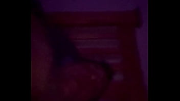 Rubbing my throbbing huge cock and edging