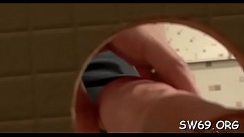 Chick fucked with fake shlong