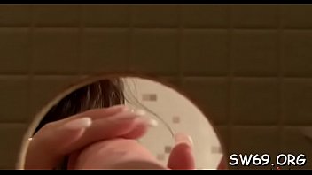 Chick fucked with fake shlong