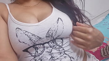Sexy brunette loves to masturbate and touch her big natural tits Sexy brunette loves to masturbate and touch her big natural tits