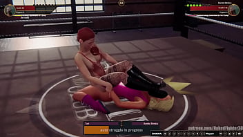 Tori vs bambi nf3d female mma combat ring