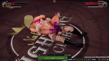 Tori vs bambi nf3d female mma combat ring