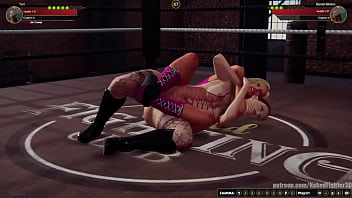 Tori vs bambi nf3d female mma combat ring