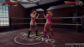 Tori vs bambi nf3d female mma combat ring