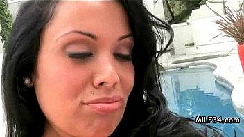 Horny big tit milf rayveness fucks her young dude