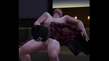 Alina and her oral workout