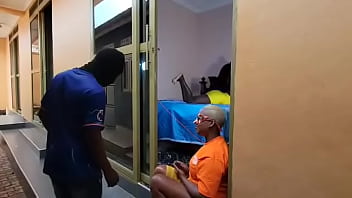 Two horny sisters fuck the neighbor in a threesome