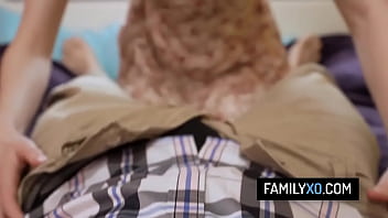 Fucking my new brunette stepsis