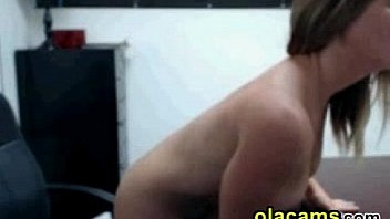 Busty milf show shaved pussy on webcam