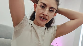 Femdom real sweaty armpits sniffing fetish female domination