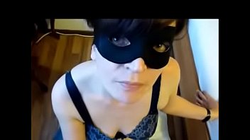 Girl sucks cock and gets tongue creamed