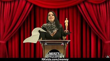 Tight teen fucks a man in front of the camera for cash 21