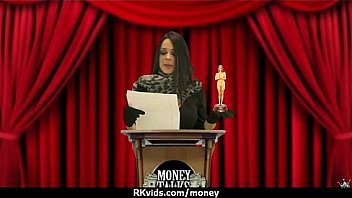 Tight teen fucks a man in front of the camera for cash 21