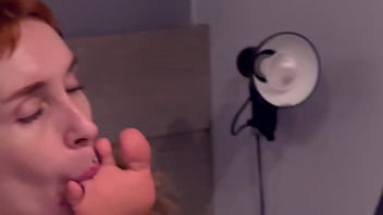 Would you cum with my hot wet mouth on your feet