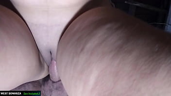 Ballsdeep pussy creampie filling her pussy with hot cum