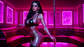 Yennefer from the witcher striptease teasing bib boobs ai