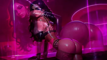 Yennefer from the witcher striptease teasing bib boobs ai