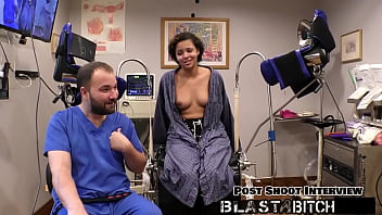 Doctor blasts patient rebel wyatt's pussy with cum