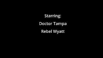 Doctor blasts patient rebel wyatt's pussy with cum
