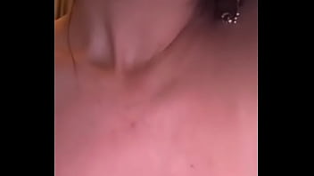 My stepsister pulls out big milky boobs