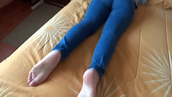 Stepmom has wet dreams and gets very excited and masturbates big cumshot on her tits