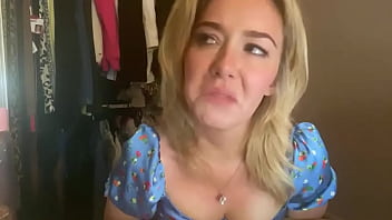 Lucy masturbates while live