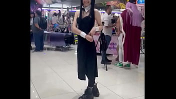 My first time in public wearing a cosplay #bunnygirlsenpai