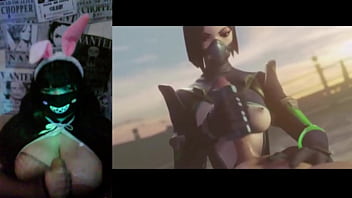 Otaku girl with big tits watching a hentai video rule 34 valorant compilation