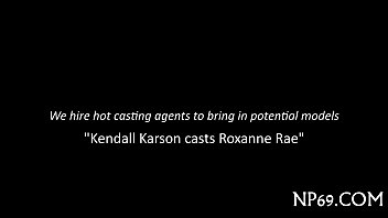 Babe tastes a palpitating ramrod