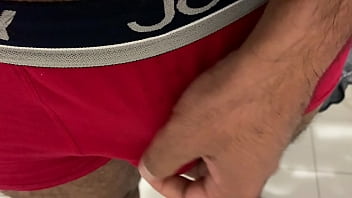 Brown Guy Masturbating In Bathroom thumbnail