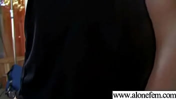 Hot single girl having fun with sex dildos and toys clip 04