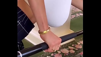 A man fucks a whore in a billiard room