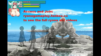 Cute green haired lady having sex with invisible men in erotic hentai ryona game video Cute green haired lady having sex with invisible men in erotic hentai ryona game video