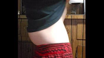 Showing off cock before getting hard