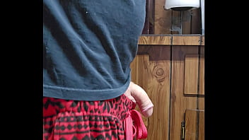Showing off cock before getting hard