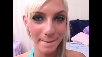 Christine alexis cute sexy 19 yo blonde big cock pov blowjob