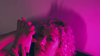 Just 2 queens having fun with their feet and hairy armpits