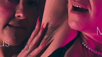 Just 2 queens having fun with their feet and hairy armpits