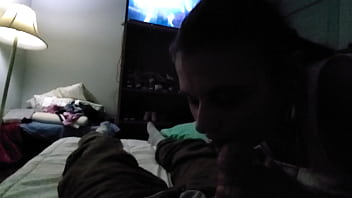 Sucking daddy's dick pov