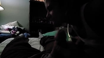 Sucking daddy's dick pov