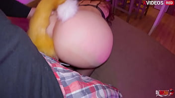 Fox ears and tail in my stepsister's ass i have to fuck her while my parents are away