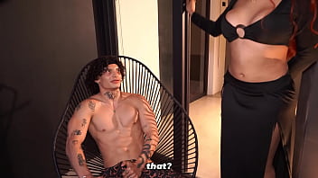 What a fuck i gave my stepson after finding him jerking off—he has a bigger dick than his dad