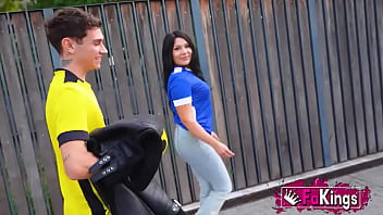 Fucked by a footballer lola bratz gets the big dick from the striker