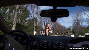 Stretching anya olsen’s pussy