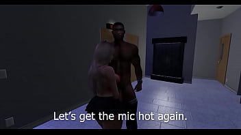 Tesa gets a hard pounding at the radio station